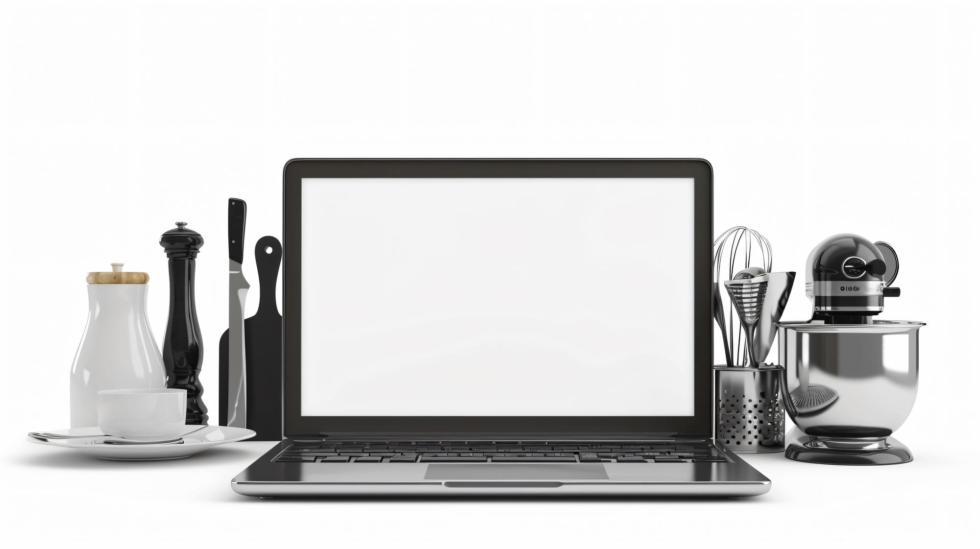 Invito alla demo: cucina moderna e set up tecnologico
